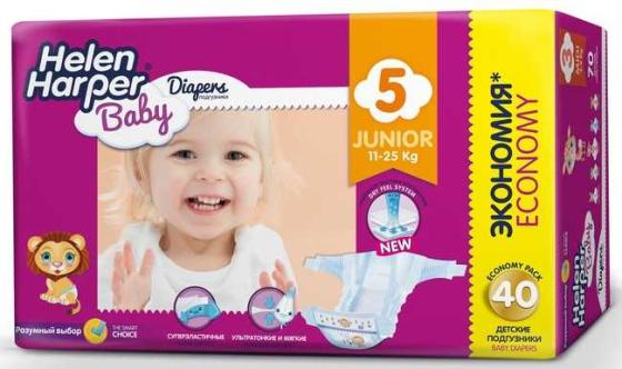 

Подгузники Helen Harper Baby размер 5 Junior (11-25 кг) 40 шт.