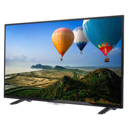 

Телевизор Harper 49F670T LED 49" Black, 16:9, 1920x1080, 110000:1, 300 кд/м2, USB, VGA, 3xHDMI, AV, DVB-T, T2, C