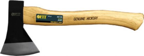 Топор FIT 46138  деревянная полированная ручка 800гр