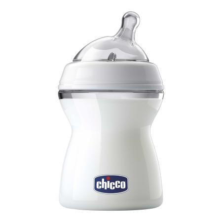Бутылочка Chicco Natural Feeling сил. соска с  наклоном, средний поток, PP, 2+, 250 мл 310205204