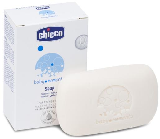 Детское мыло Chicco Baby Moments 100 г 320615021