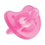 Пустышка Chicco Physio Soft, 1 шт., 12+, силикон, розовая 310410152