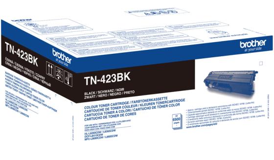 

Тонер Brother Тонер-картридж TN-423BK черный (6500 стр.) для HL-L8260CDW, HL-L8360CDW, DCP-L8410CDW, MFC-L8690CDW, MFC-L8900CDW