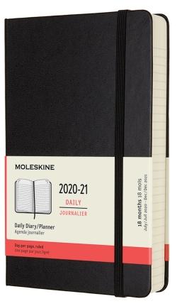 

Ежедневник Moleskine ACADEMIC Large 130х210мм датир.18мес 592стр. черный