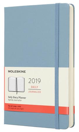 

Ежедневник Moleskine CLASSIC Large 130х210мм 400стр. синий пепел