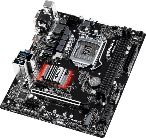 

Материнская плата ASRock H310M-G/M.2 Socket 1151 v2 H310 2xDDR4 1xPCI-E 16x 2xPCI-E 1x 4 mATX Retail