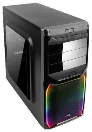 

Корпус ATX Aerocool V3X RGB Window Без БП чёрный 57813