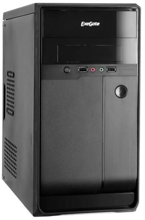 

Exegate EX261442RUS Корпус Minitower Exegate BA-109 Black, mATX, <AA450, 80mm>, 2*USB, Audio