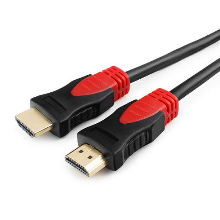 Кабель HDMI 1.8м Cablexpert CC-S-HDMI03-1.8М круглый черный CC-S-HDMI03