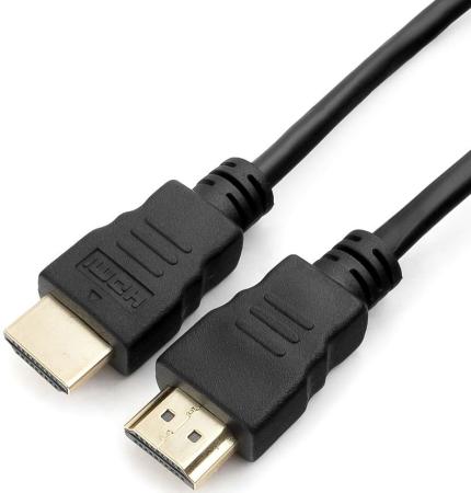 Кабель HDMI 1м Гарнизон GCC-HDMI-1М круглый черный кабель hdmi 1м perfeo h1301 плоский черный