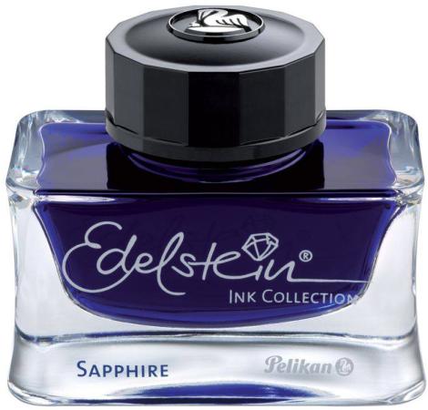 Флакон с чернилами Pelikan Edelstein EIBV (339390) Sapphire чернила синие чернила 50мл для ручек перьевых