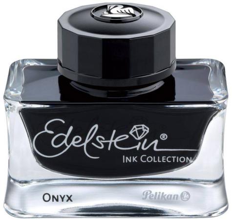 Флакон с чернилами Pelikan Edelstein EIS (339408) Onyx чернила черный чернила 50мл для ручек перьевых