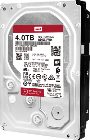 Жесткий диск 3.5" 4 Tb 7200 rpm 256 Mb cache Western Digital WD4003FFBX SATA III 6 Gb/s