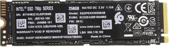 

Накопитель SSD Intel Original PCI-E x4 256Gb SSDPEKKW256G801 760p Series M.2 2280