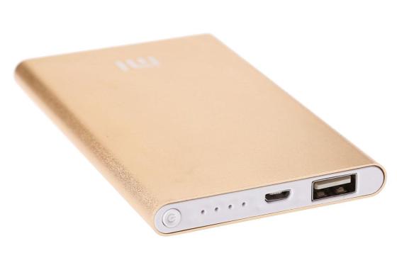 Внешний аккумулятор Power Bank 10000 мАч Xiaomi Mi Power Bank PRO 10000mAh gold золотистый
