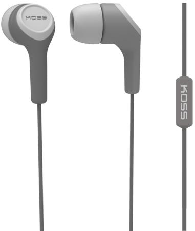 

Наушники KOSS KEB15i Grey (микрофон,вставные,1,2м)