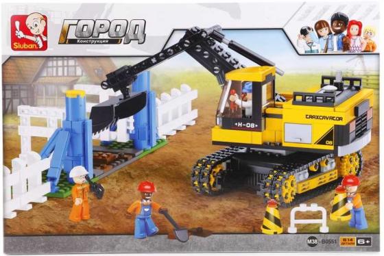 

Конструктор SLUBAN ЭКСКАВАТОР С ФИГУРКАМИ 614 элементов M38-B0551