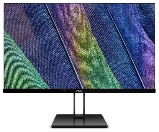 Монитор 27" AOC 27V2Q черный IPS 1920x1080 250 cd/m^2 5 ms HDMI DisplayPort Аудио