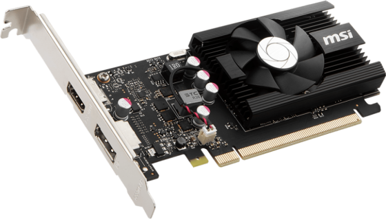 Видеокарта MSI GeForce GT 1030 LP OC PCI-E 2048Mb DDR4 64 Bit Retail GT 1030 2GD4 LP OC