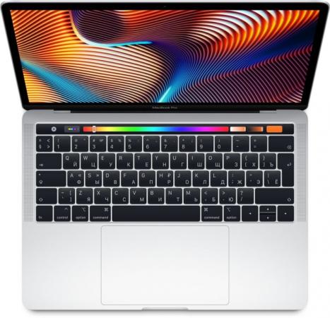 Ноутбук Apple MacBook Pro 13.3" 2560x1600 Intel Core i5-8259U 256 Gb 8Gb Iris Plus Graphics 655 серебристый macOS MR9U2RU/A