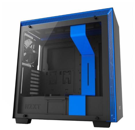 

Корпус ATX NZXT H700 Без БП синий чёрный CA-H700B-BL