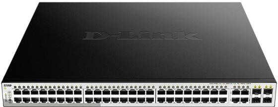 

Коммутатор D-Link DGS-1210-52MP/F1A 48G 48PoE 370W настраиваемый