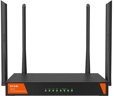 

Маршрутизатор беспроводной Tenda W15E 10/100BASE-TX черный