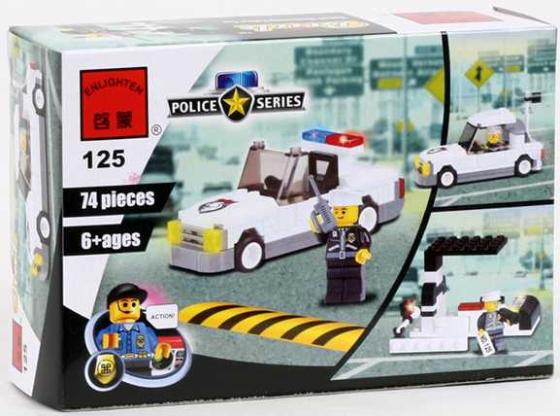 

Конструктор ENLIGHTEN BRICK ПОЛИЦЕЙСКАЯ МАШИНА 74 элемента BRICK125 (120)