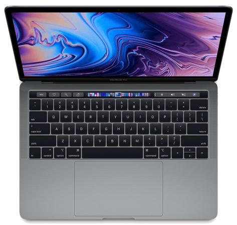 Ноутбук Apple MacBook Pro 13.3" 2560x1600 Intel Core i7-8559U 512 Gb 16Gb Bluetooth 5.0 Iris Plus Graphics 655 серый macOS Z0V7000L8
