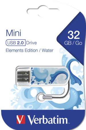 

Флеш Диск Verbatim 32Gb Mini Elements Edition 49410 USB2.0 белый/рисунок