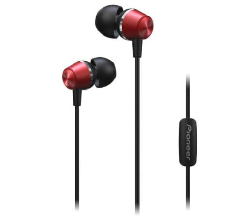 

Гарнитура вкладыши Pioneer SE-QL2T-R 1.2м красный проводные (в ушной раковине)