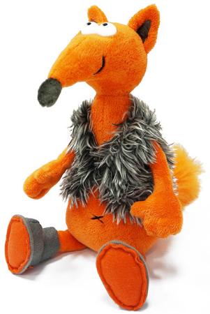 Мягкая игрушка ДуRашки Хитрый Лис & Valenki 26 см оранжевый искусственный мех плюш