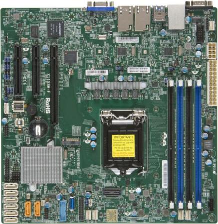 

Материнская плата Supermicro MBD-X11SSH-F-B Socket 1151 C236 4xDDR4 1xPCI-E 4x 2xPCI-E 8x 8 mATX
