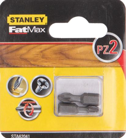 

Бита STANLEY STA62041-XJ FatMax Torsion PZ2х25мм 2 шт