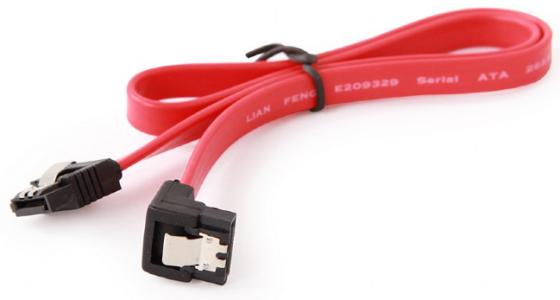 Cablexpert Кабель интерфейсный SATA 50см, угловой разъем, 7pin/7pin, защелка, пакет (CC-SATAM-DATA90)