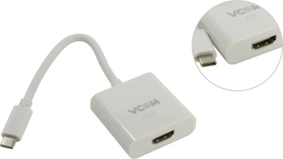 Кабель-адаптер USB 3.1 Type-Cm --> HDMI A(f) 3840х2160@30HZ, 10Gbps , 0,15m VCOM <CU423>
