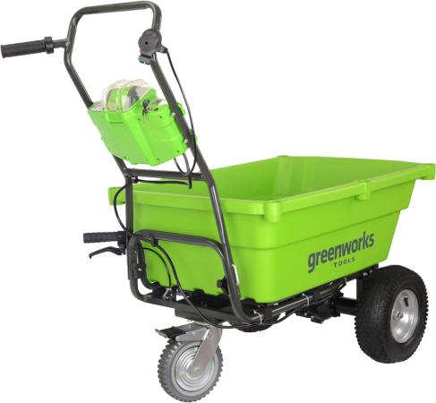 

Садовая тележка самоходная Greenworks G40GC, 40V, 106 л