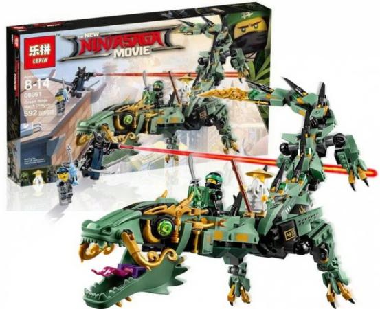 

Конструктор LEGO Механический Дракон Зелёного Ниндзя 544 элемента