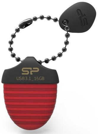 Флеш Диск Silicon Power 16Gb J30 SP016GBUF3J30V1R USB3.1 красный/черный