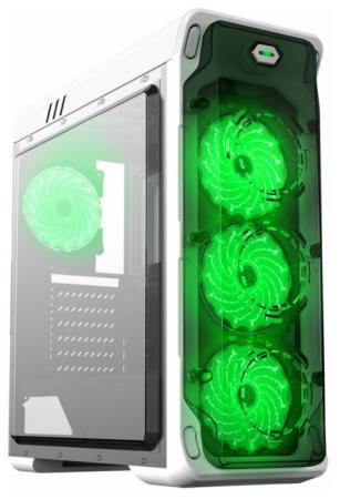 

Корпус ATX GameMax StarLight-W-green Без БП белый