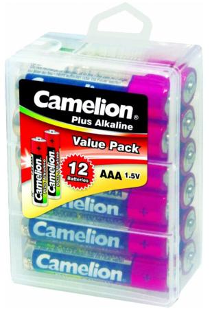 

Батарейки Camelion Plus Alkaline AAA 12 шт LR03-PBH12