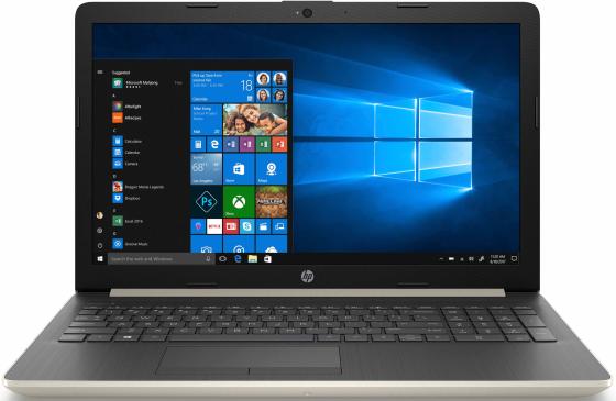 

Ноутбук HP 15-da0061ur 15.6" 1920x1080 Intel Pentium-N5000 500 Gb 4Gb nVidia GeForce MX110 2048 Мб золотистый Windows 10 Home 4JR04EA