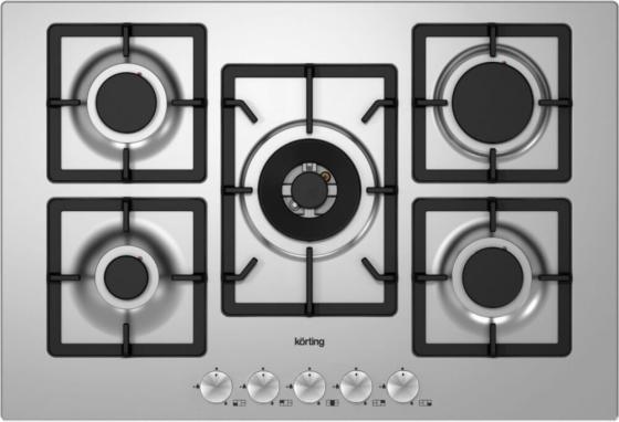 

Варочная панель газовая Korting HG 797 CTX серебристый