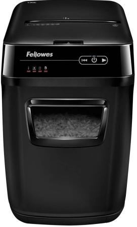 

Шредер Fellowes® AutoMax™ 130C. (130 листов) , 32 литр, 4х51 мм (класс 3), автореверс, скобы/скрепки/карты.