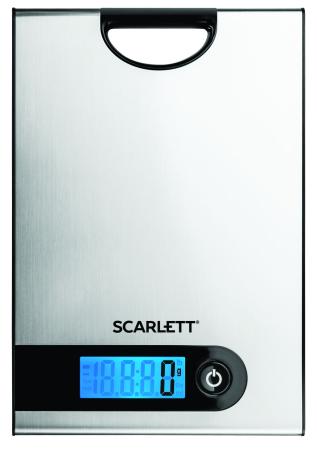 

Весы кухонные электронные Scarlett SC-KS57P98 макс.вес:5кг стальной