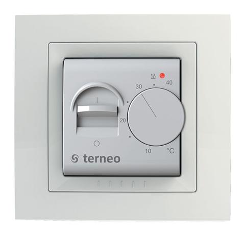 Терморегулятор TERNEO mex  для теплого пола. 3 000 ВА. 16 А. 10-40 °С.