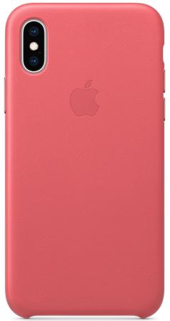 

Накладка Apple "Leather Case" для iPhone XS розовый MTEU2ZM/A