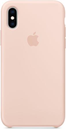 

Накладка Apple Silicone Case для iPhone XS розовый песок MTF82ZM/A