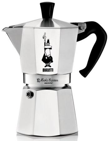 

Кофеварка гейзерная Bialetti Moka Express 18 порций алюминий 1167