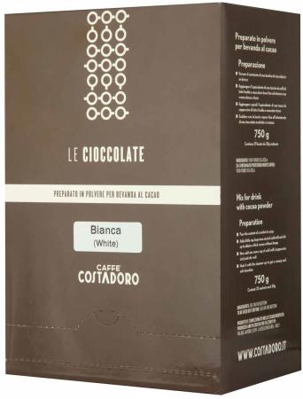 Растворимое какао COSTADORO Le Cioccolate White Chocolate 750 гр.